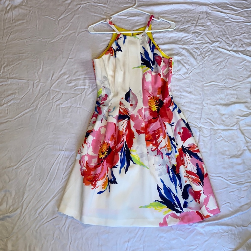 Vince Camuto floral fit & flare cocktail dress